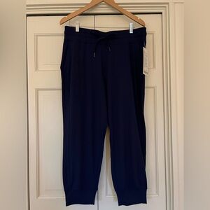 NWT Lululemon Ready to Rulu Jogger Crop Blue sz 12